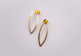 Golden Leaf Elegance Earrings