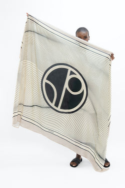 Biarritz BIQ - Sarong - Mix White Dove & Sand