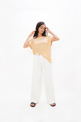 Muscat  - Bold Shoulder Tee - Desert Mist