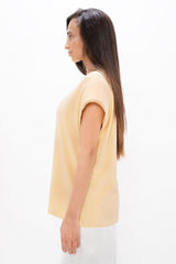 Muscat  - Bold Shoulder Tee - Desert Mist