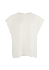 Muscat  - Bold Shoulder Tee - Powder