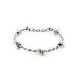 Barbed Wire Bracelet - Sterling Silver