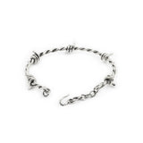 Barbed Wire Bracelet - Sterling Silver