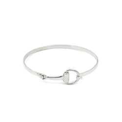 Snaffle Bit Bracelet Small - Sterling Silver