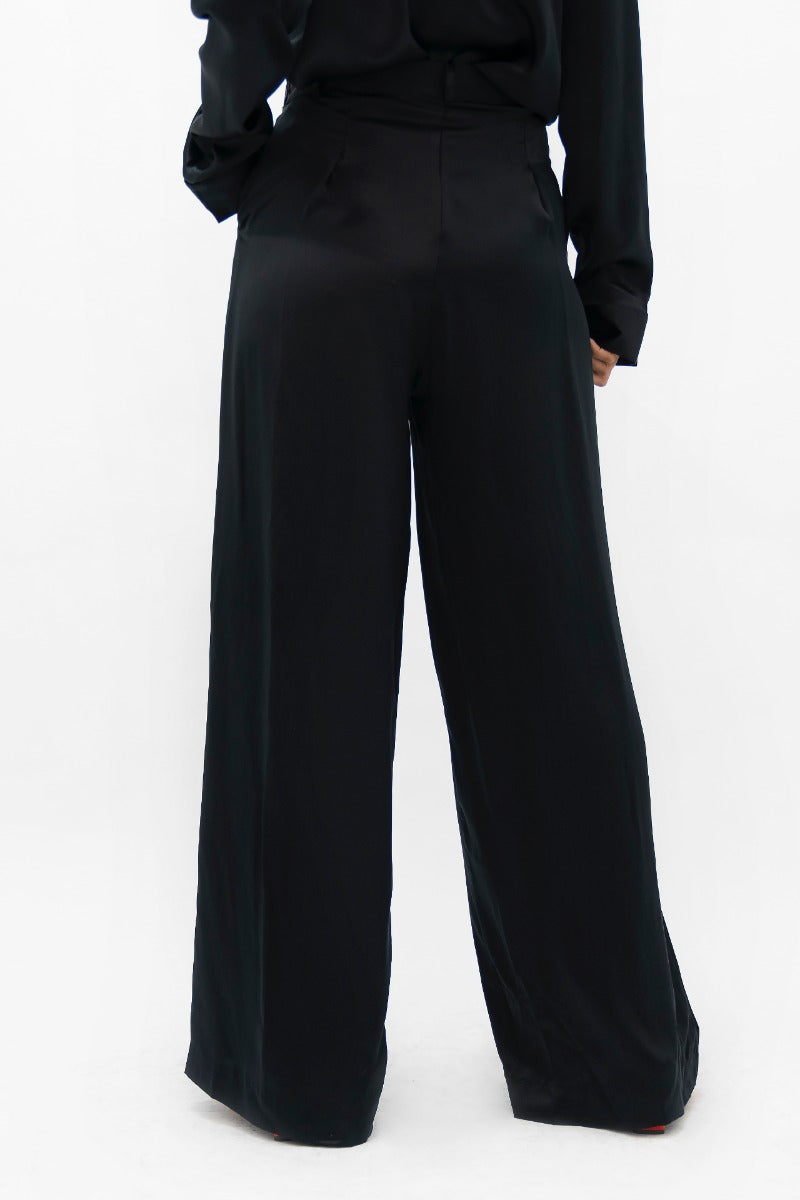 Branson  - Wide Leg Pants - Black