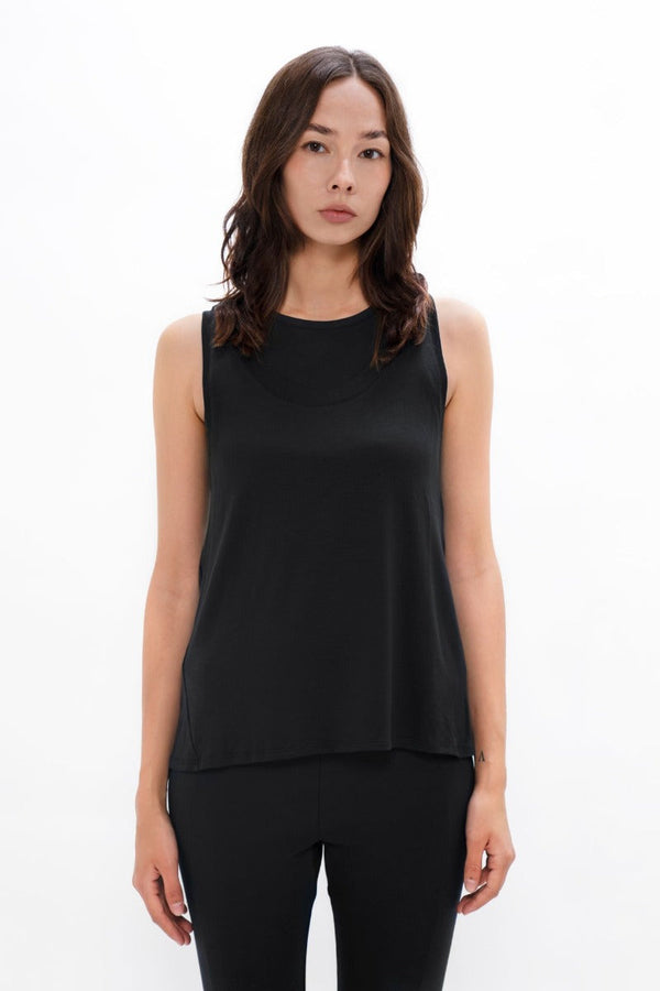 Brussels  - Sports Tank Top - Black Sand