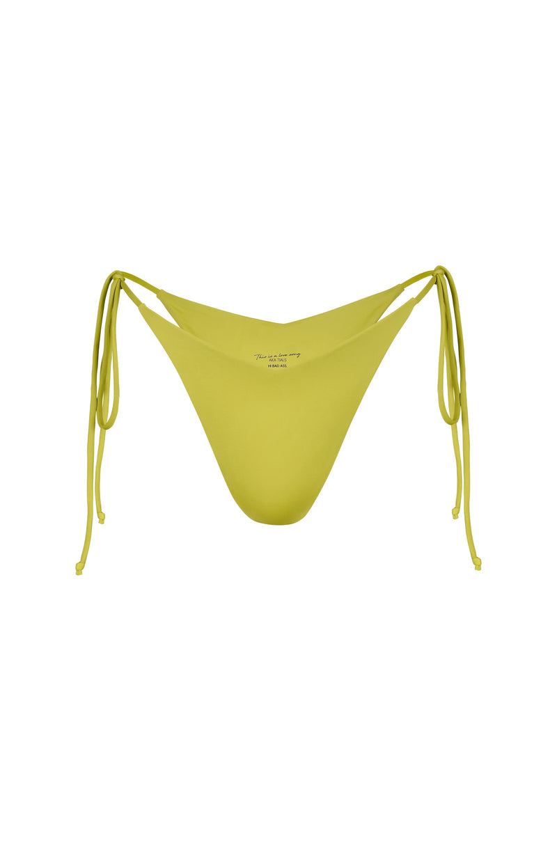 Ziemia String Bikini Bottom Lime