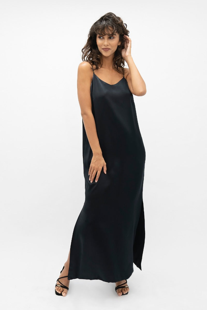 Calabar  - Slip Dress - Black