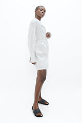 Cap Ferret  - Short Dress - White Dove