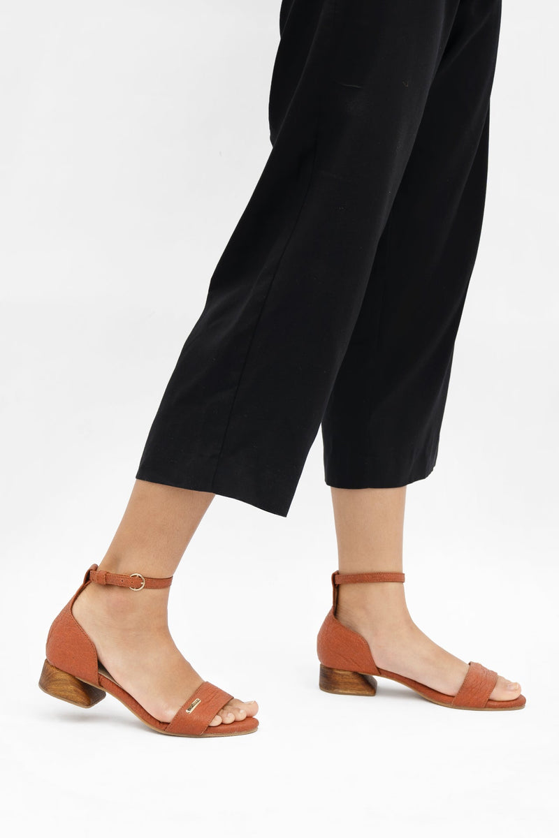 Chicago  - Ankle Strap Heels - Canela