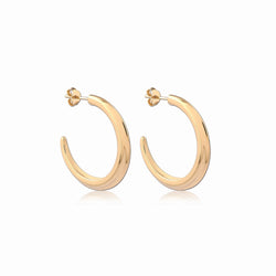 Crescent Hoops Gold Large