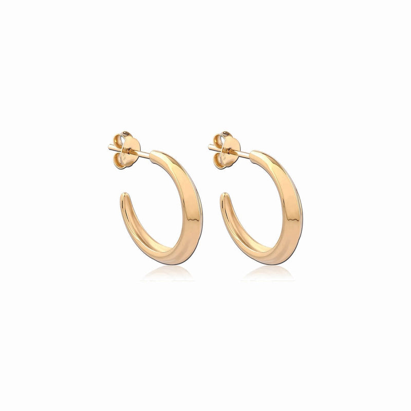 Crescent Hoops Gold Small