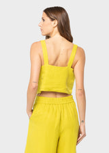 Citron Serengeti Crop Top