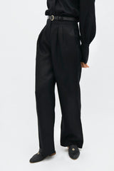 French Riviera - Wide Leg Pants - Licorice