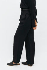 French Riviera - Wide Leg Pants - Licorice