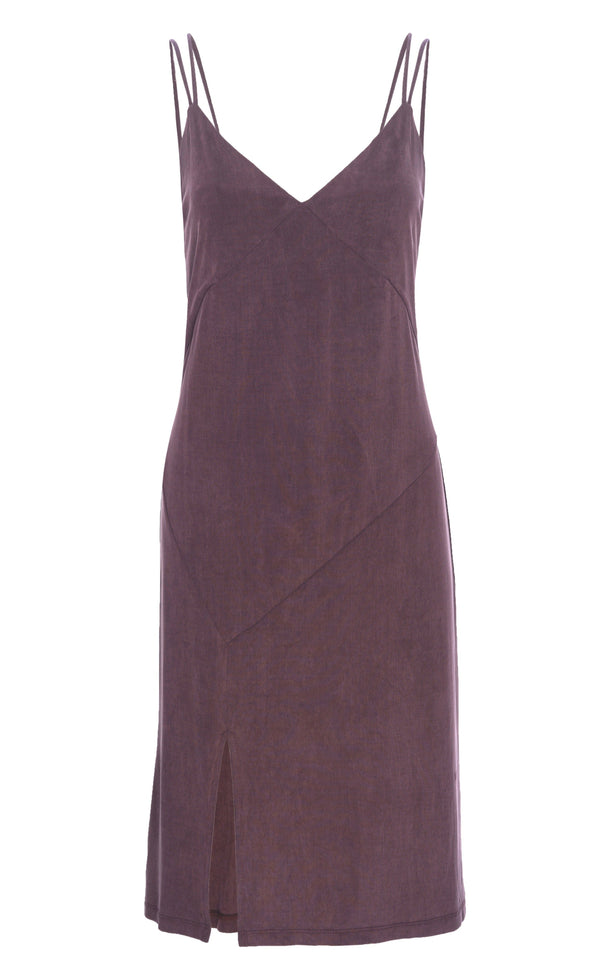 GABBY Merlot Slip Dress