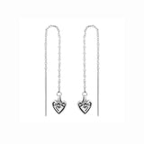 Heart Threaders Silver