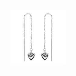 Heart Threaders Silver