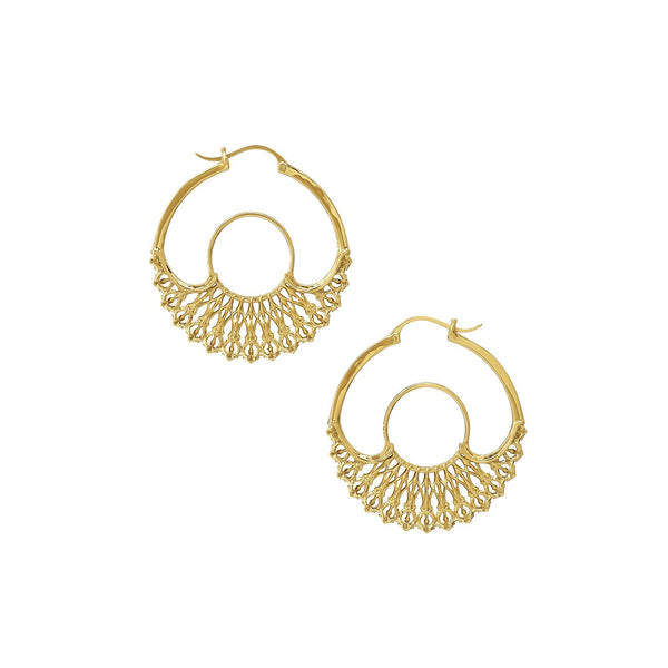 Iris Hoops Gold Small