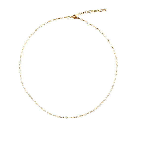 Lily Chain Necklace Gold