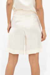 Manila  - Tailored Shorts - Pearl