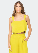 Citron Serengeti Crop Top