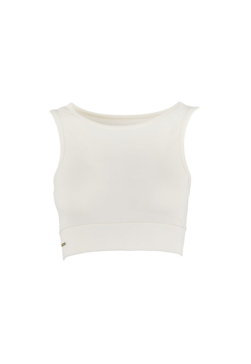 Boston  - Open Back Bra Top - Powder