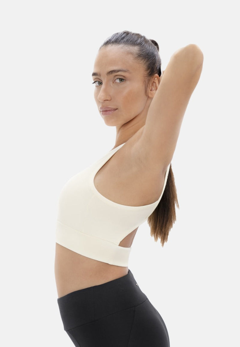 Boston  - Open Back Bra Top - Powder