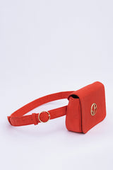 New York JFK - Piñatex® Belt Bag - Cherry