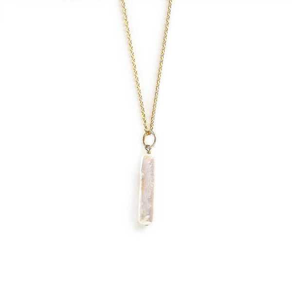 Nora Pearl Necklace Gold