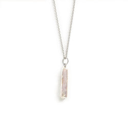 Nora Pearl Necklace Silver