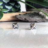 Pyramid Studs Silver