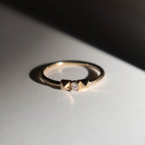 Debbie Dualis Ring - 14k Yellow Gold