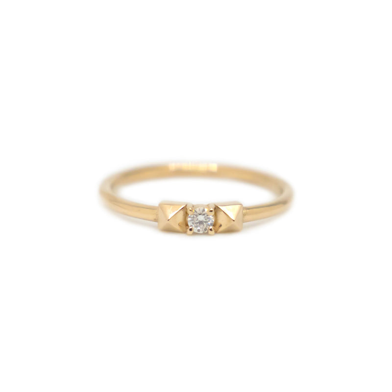 Debbie Dualis Ring - 14k Yellow Gold