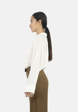 Siena Batwing Sleeve Shirt-Creme