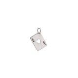 SAMPLE Ace of Heart Pendant (Charm Only) - Sterling Silver