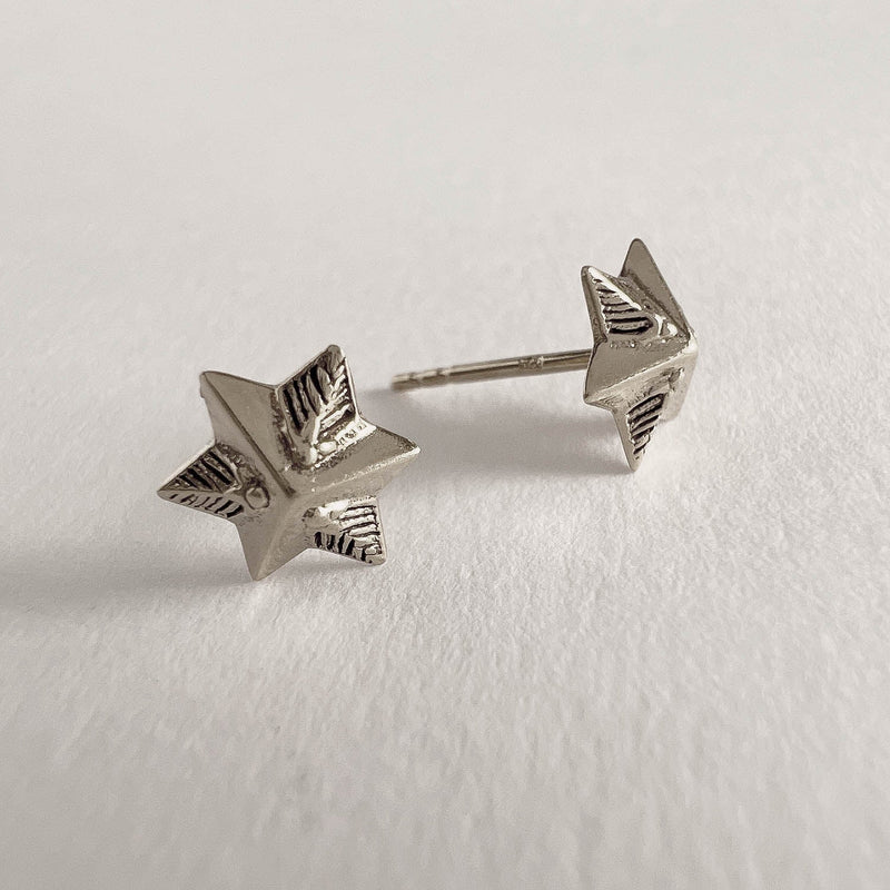 Star Studs Silver