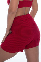 Gaia Bike Shorts Red