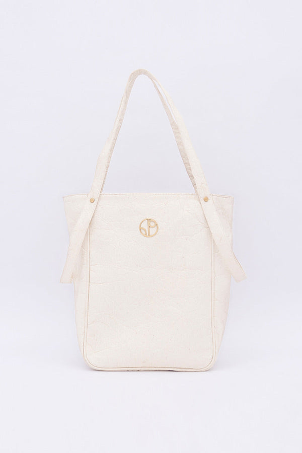 Tokyo NRT - Piñatex® Tote Bag - Latte