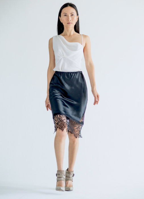 HEMATITE Bias Skirt