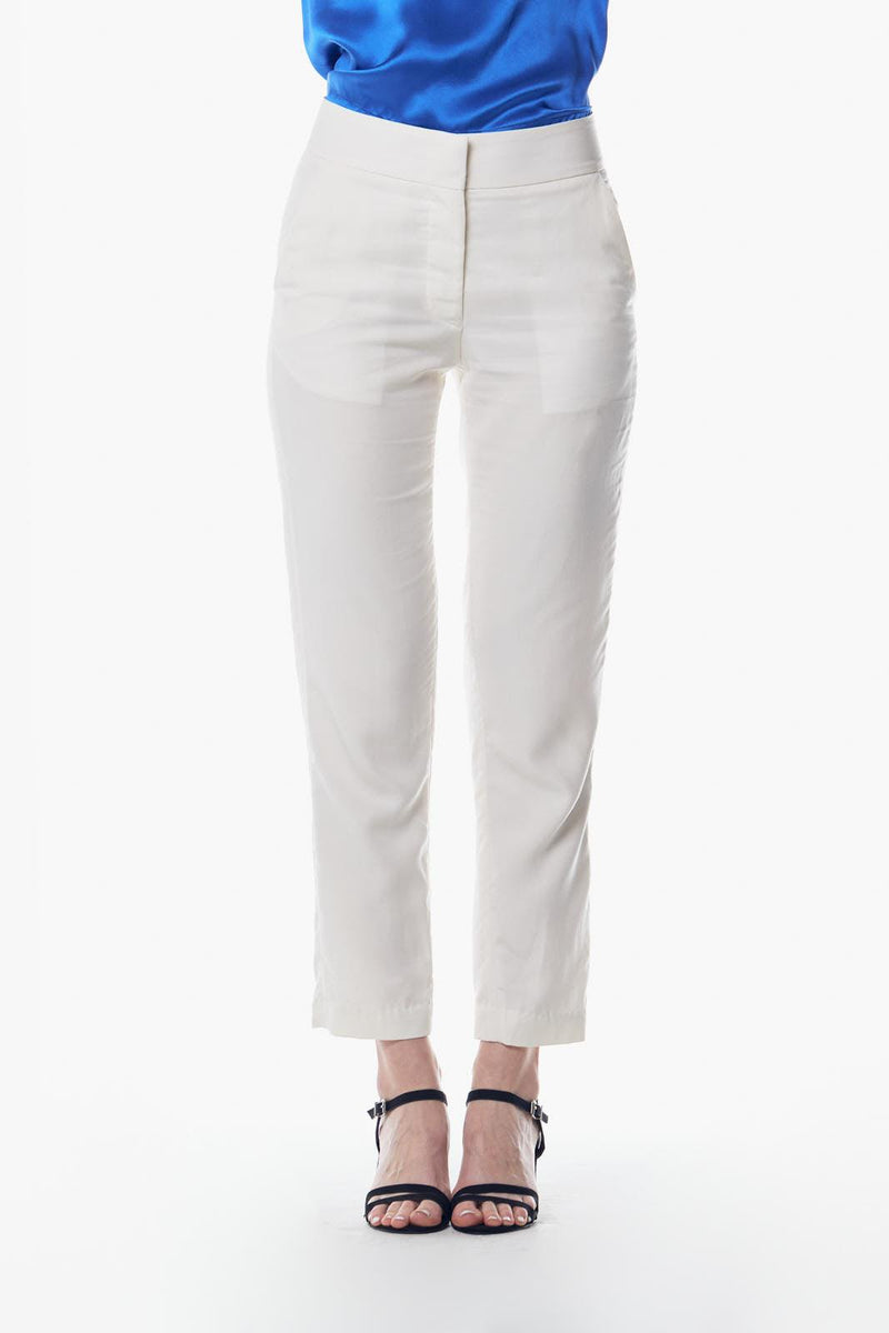 White Tailoring Slim Pants