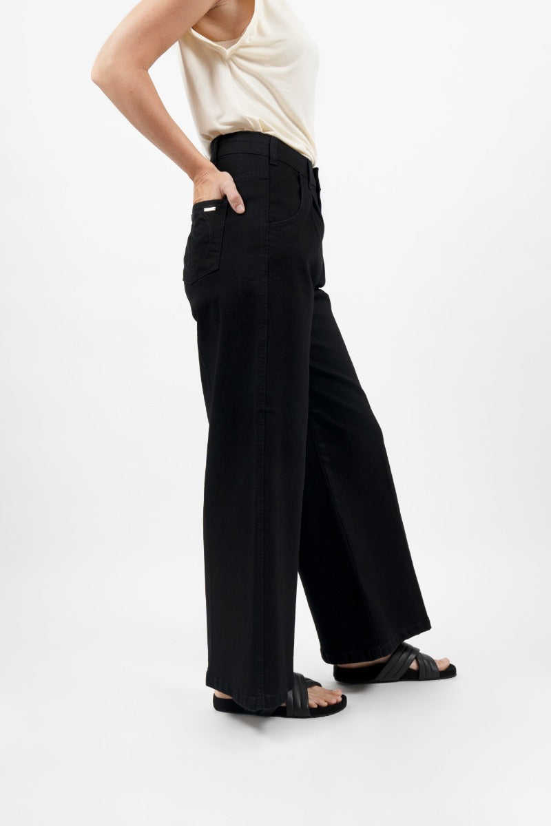 Los Angeles  - Wide Leg Jeans- Celeste