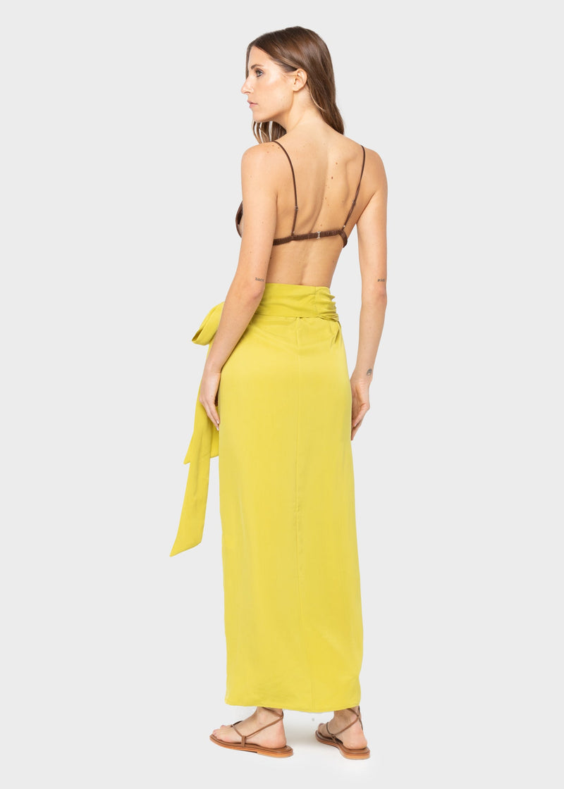 Citron Serengeti Wrap Skirt