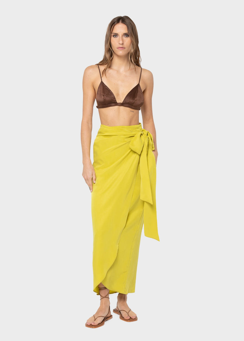 Citron Serengeti Wrap Skirt