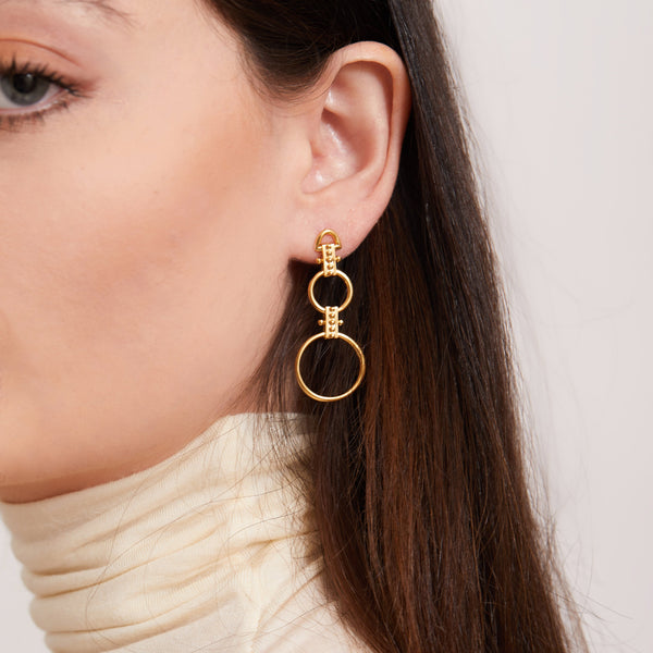 Eternity Drop Hoops - ourCommonplace