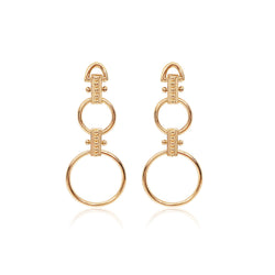 Eternity Drop Hoops - ourCommonplace