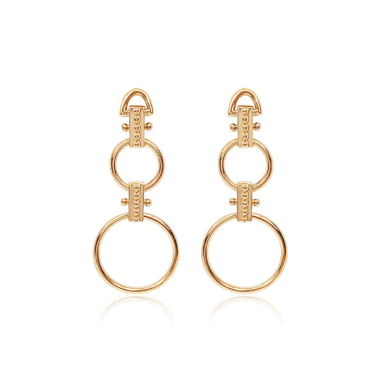 Eternity Drop Hoops - ourCommonplace