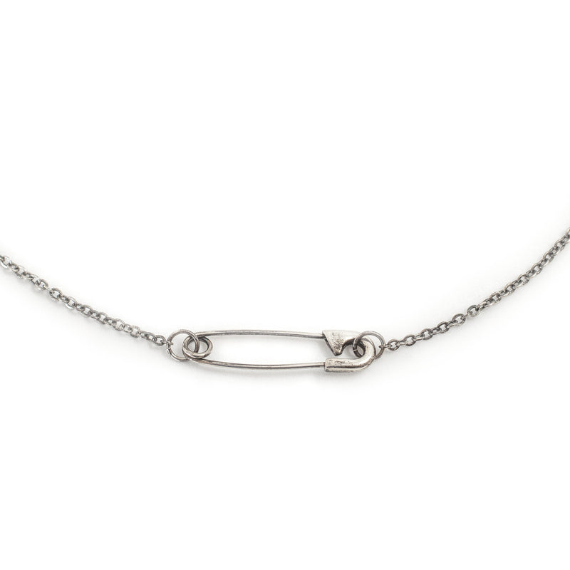 Safety Pin Necklace - Sterling Silver - ourCommonplace