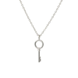 Circle Key Necklace - Sterling Silver - ourCommonplace