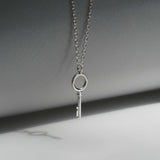 Circle Key Necklace - Sterling Silver - ourCommonplace